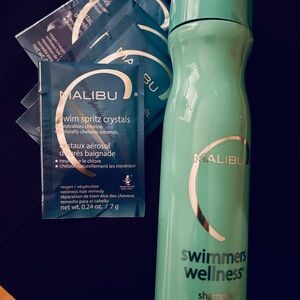 Malibu Swimmers Shampoo and Swim Spritz Crystals bundle